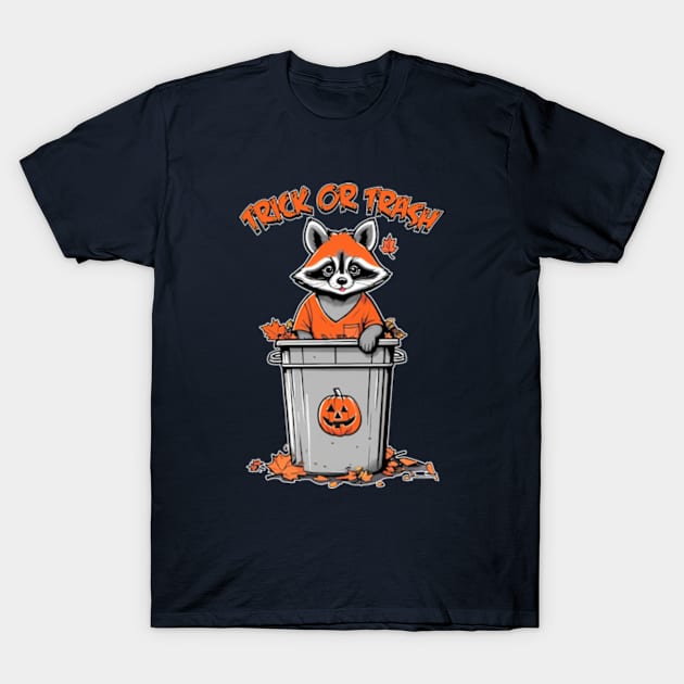 Trick or Trash Spooky Splendor T-Shirt by jojoerashop